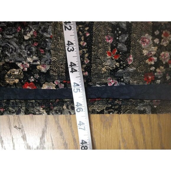 Coldwater Creek Floral Patchwork Sleeveless Maxi Dress 2X Acetate/Polyester/Span - Picture 4 of 7